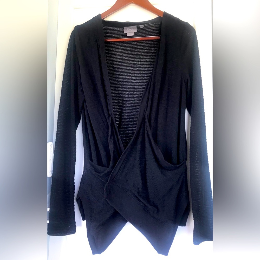 Anthropologie open sweater with pockets